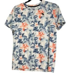 ABERCROMBIE and FITCH Kids Floral Hawaiian T Shirt Kids Unisex 15 16